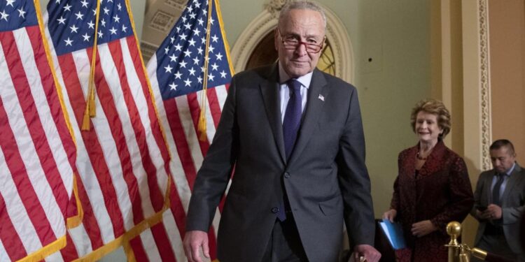 El líder de los demócratas en el Senado estadounidense, Chuck Schumer. Foto agencias.