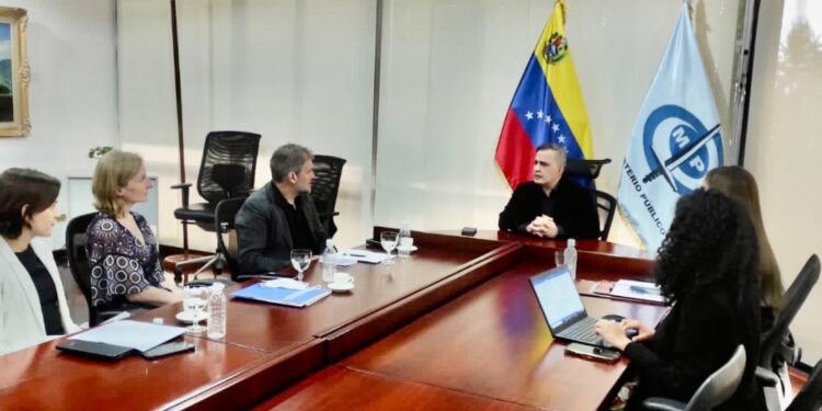 Fiscalía del régimen de Maduro y la Oficina del Alto Comisionado de las Naciones Unidas para los Derechos Humanos (Acnudh). Foto @TarekWiliamSaab