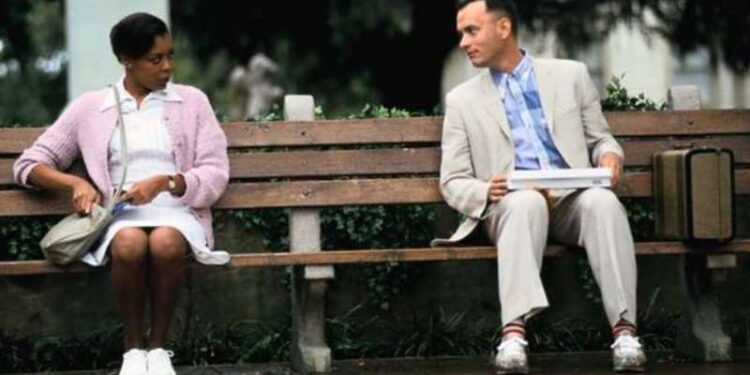 Forrest Gump. Foto de archivo.