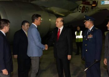 Pedro Sánchez en Colombia. Foto Prensa