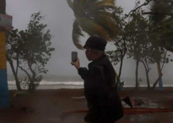 Puerto Rico, Tormenta tropical Fiona. Foto de archivo.