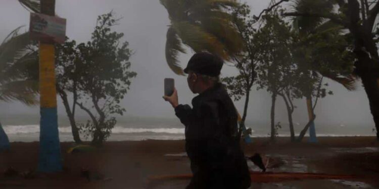 Puerto Rico, Tormenta tropical Fiona. Foto de archivo.