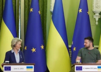 Volodimir Zelensky y Ursula von der Leyen. Foto agencias.