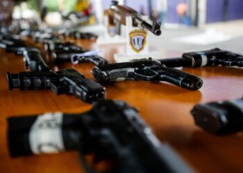 CICPC, armas incautadas. Foto de archivo.