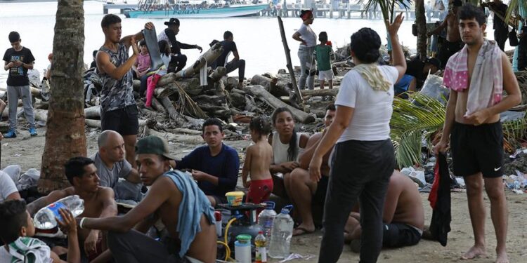 Darién, migrantes venezolanos. Foto EFE Mauricio Dueñas Castañeda