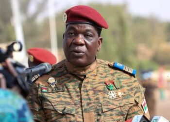 El jefe del Estado Mayor del Ejército de Burkina Faso, coronel David Kabre. Foto de archivo.