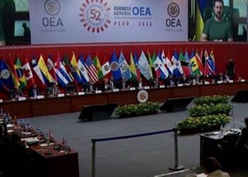 El presidente de Ucrania, Volodymyr Zelensky. OEA.