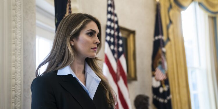 Hope Hicks. Foto agencias.