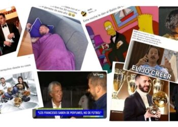 Memes, Balon de Oro. Foto collage.