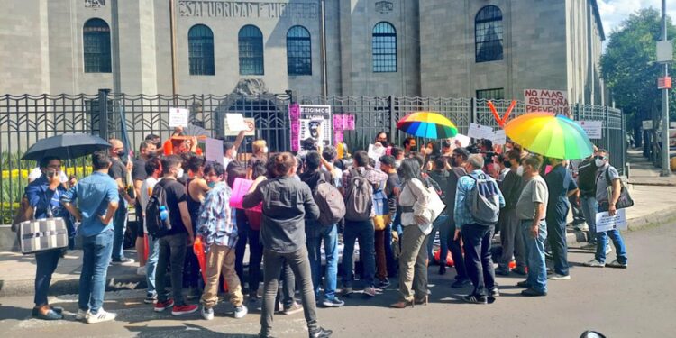 México, activistas LGBT. Foto de archivo.