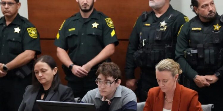 Nikolas Cruz, el autor del tiroteo en 2018 Parkland. Foto agencias.