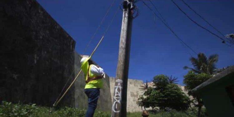 Puerto Rico,. Servicio eléctrico restituido. Foto agencias.