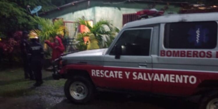 Viviendas afectadas en Guatire. Foto cortesía.