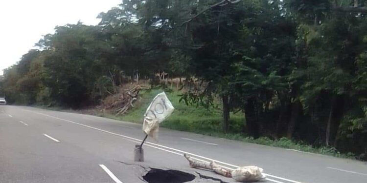 Carretera nacional Lara-Zulia. Foto @Jhormancruz1