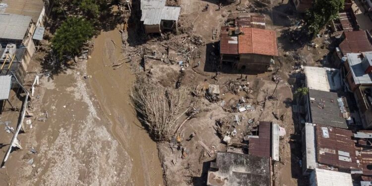 Inundaciones y deslaves en Venezuela. Foto de archivo.