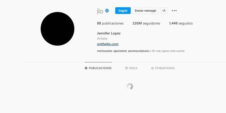 JLo Instagram. Foto captura.