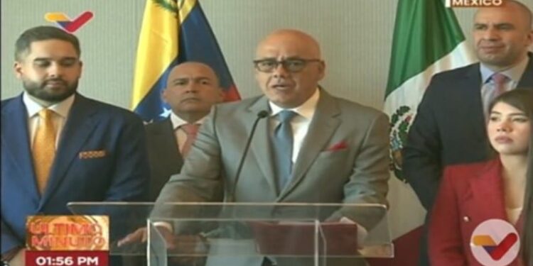 Jorge Rodríguez. Foto captura de video.