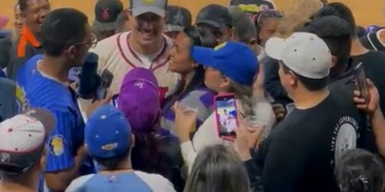 Juan Guaidó. Estadio Universitario. Foto captura de video.