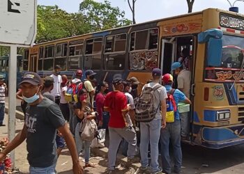 Transportistas de Anzoátegui. Foto de archivo.