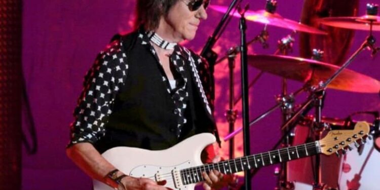 Jeff Beck. Foto @jeffbeckmusic