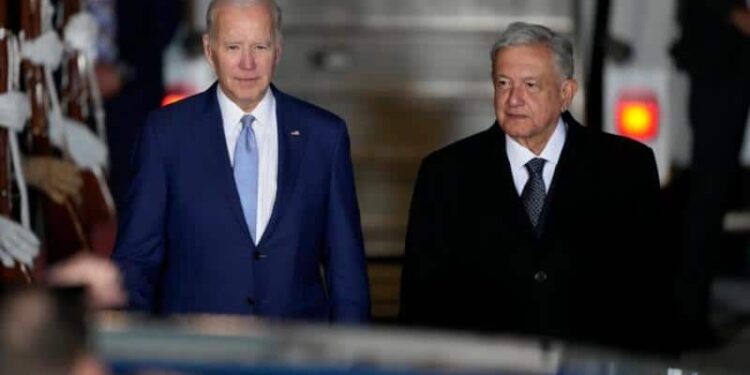 Joe Biden y AMLO. Foto AP.