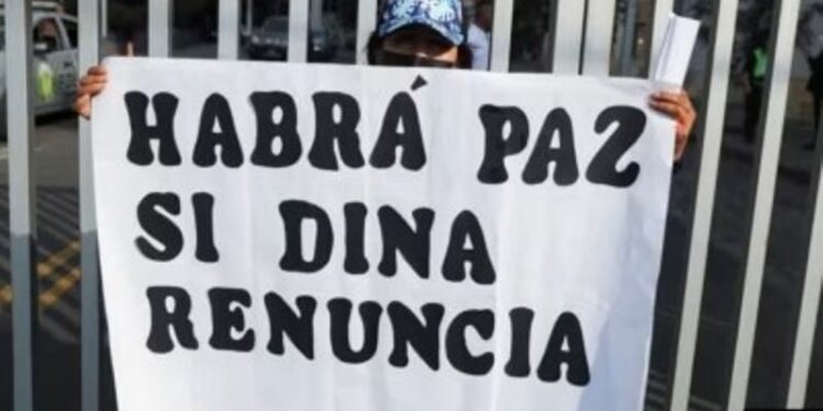 Manifestantes Perú. Foto Reuters