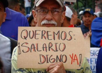 Salario digno. Venezuela. Foto de archivo.