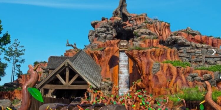 Splash Mountain. Foto de archivo.