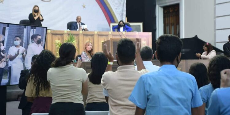 AN de Maduro. Estudiantes. Foto de archivo.