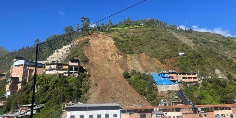 Alud Perú. Foto de archivo.