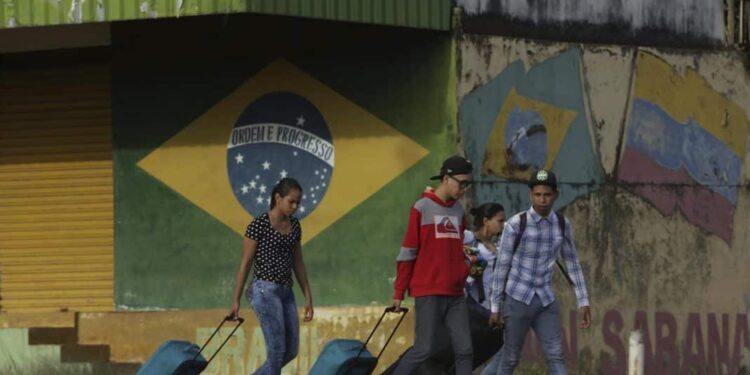 Migrantes en Brasil. Foto de archivo.