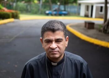 Nicaragua. El obispo Rolando Álvarez. Foto agencias.