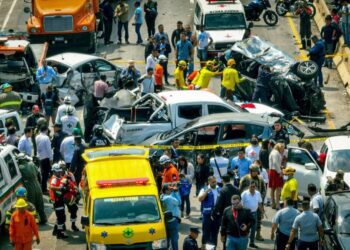 Accidente El Salvador. Foto @nayibbukele