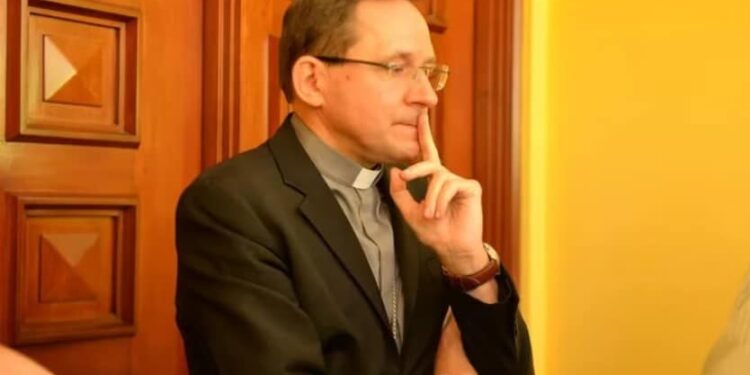 El encargado de negocios del Vaticano en Nicaragua, Marcel Diouf