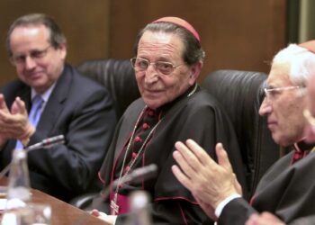 Julián Herranz, el cardenal más veterano del Vaticano. Foto de archivo.