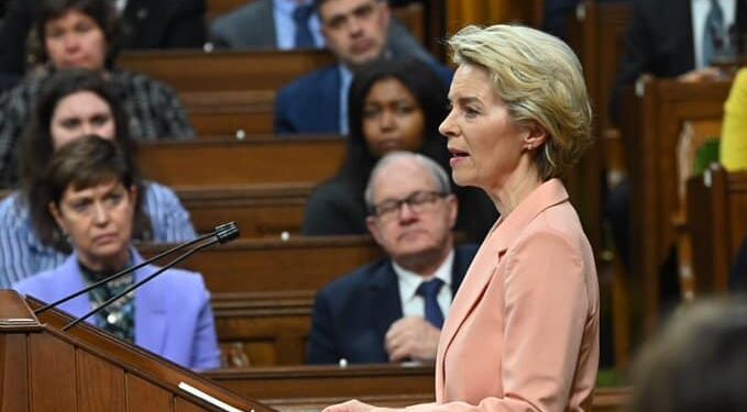 La presidenta de la Comisión Europea (CE), Ursula von der Leyen. Foto @vonderleyen