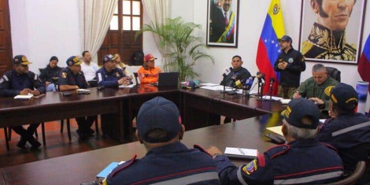 El Plan Nacional de lluvias desplegado en Carabobo. Foto RNV