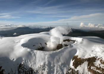 El volcán del Ruiz. Foto @sgcol