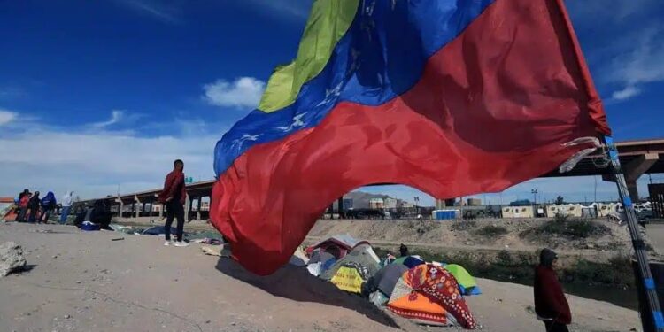 Migrantes venezolanos. Foto agencias.