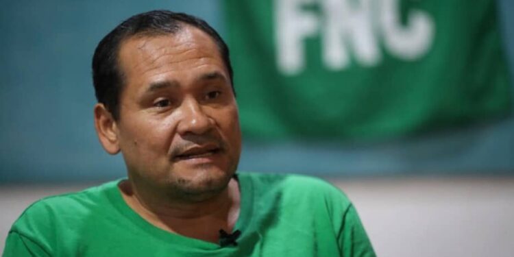 Paraguay. Arnaldo Ayala, dirigente de la Federación Nacional Campesina (FNC). Foto EFE.