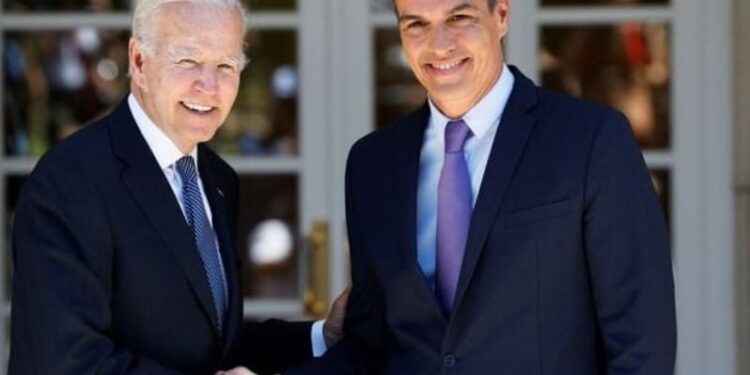 Joe Biden y Pedro Sànchez. Foto agencias.