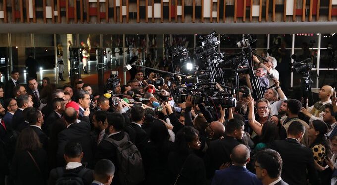 Maduro en Brasilia. Foto @PresidencialVen