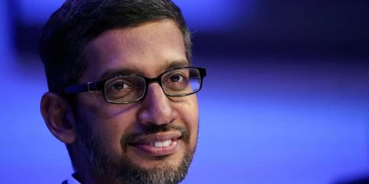 Sundar Pichai, CEO Google y Alphabet. Foto de archivo.