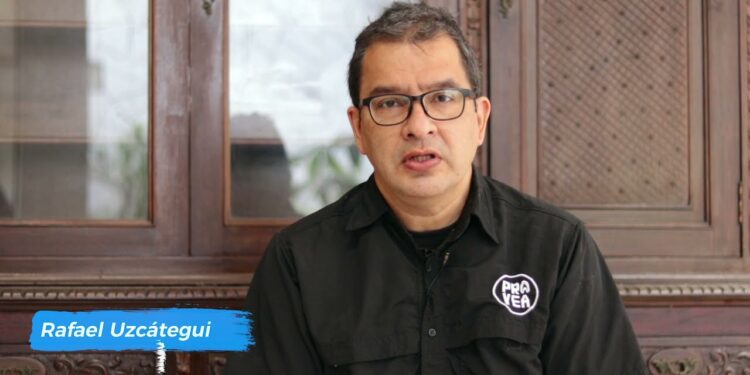 El coordinador general de Provea, Rafael Uzcátegui. Foto captura.