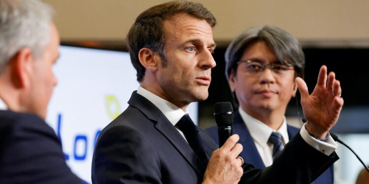 El presidente francés, Emmanuel Macron. Foto de archivo.