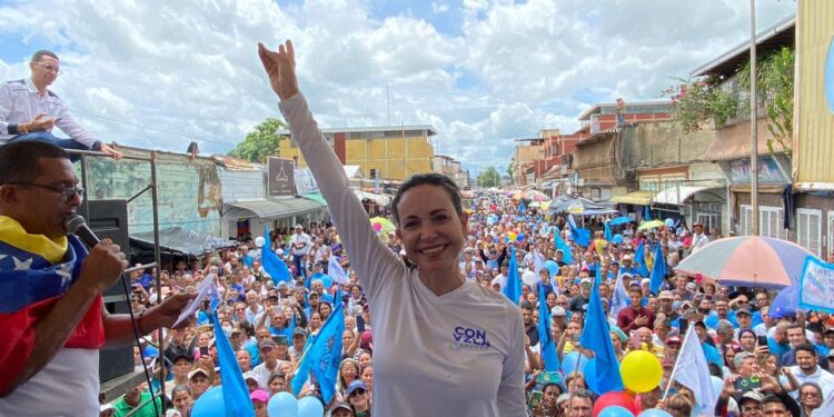 María Corina Machado en Cojedes. Foto Prensa Vente