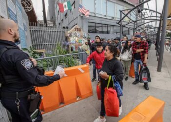 Migrantes Nueva York. EEUU. Foto de archivo.