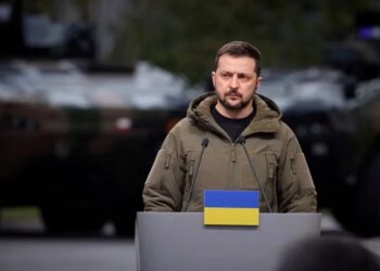 El presidente ucraniano, Volodimir Zelensky (Servicio de Prensa de la Presidencia de Ucrania/Handout vía REUTERS)