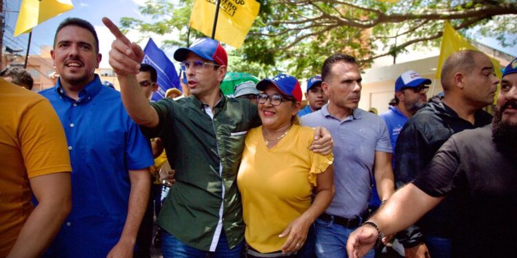 Henrique Capriles,. El Tigre. Foto Prensa.