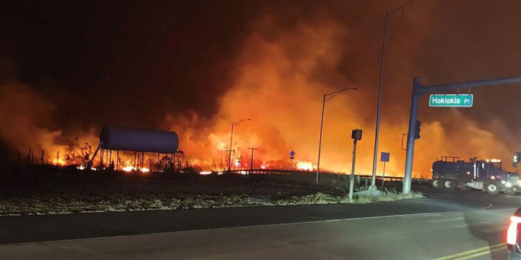 Incendios en Hawái. Foto agencias.